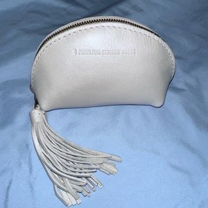 Portland Leather Goods PLG pearl taco tassel zippered pouch